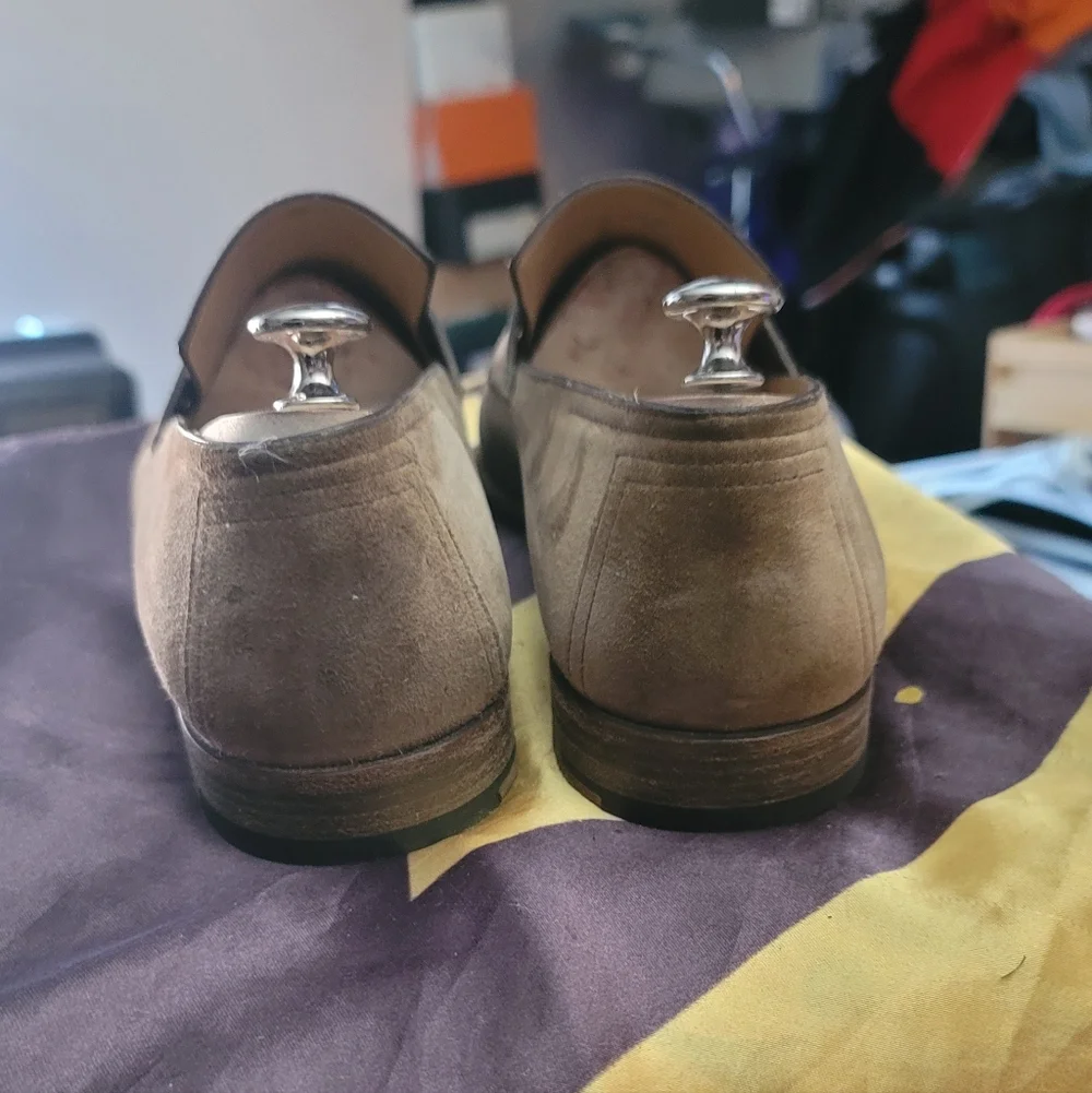 Berluti Andy Demesure Suede Loafers - Picture 5 of 13